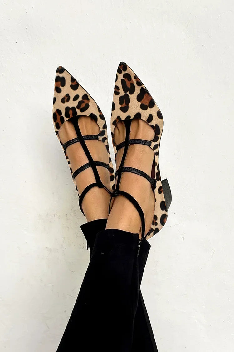 Animalier Ballerina-Stijl Schoenen