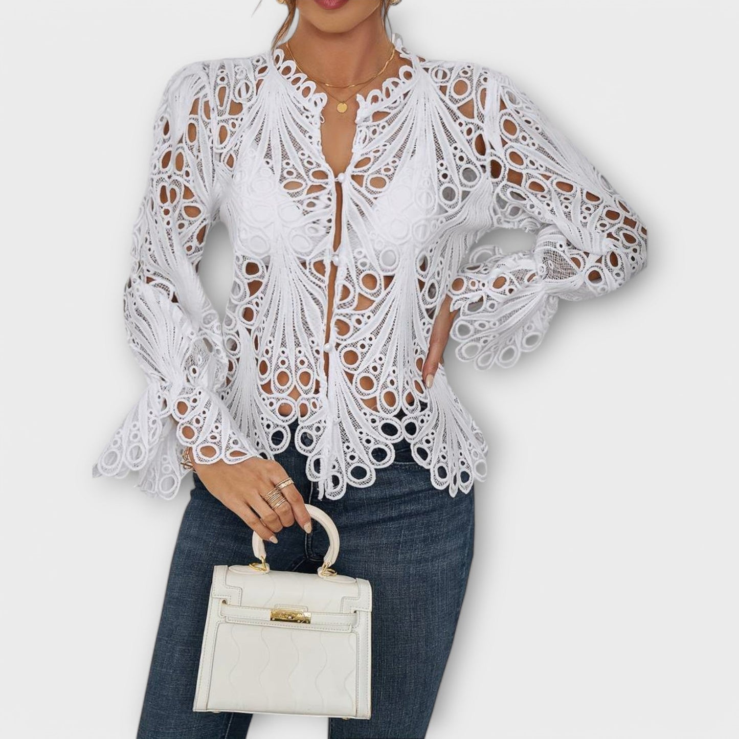Savannah Asymmetrical Blouse