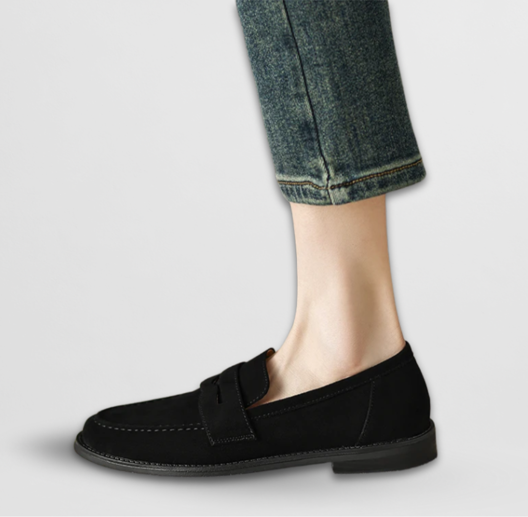 Elegante Leder Mokassins