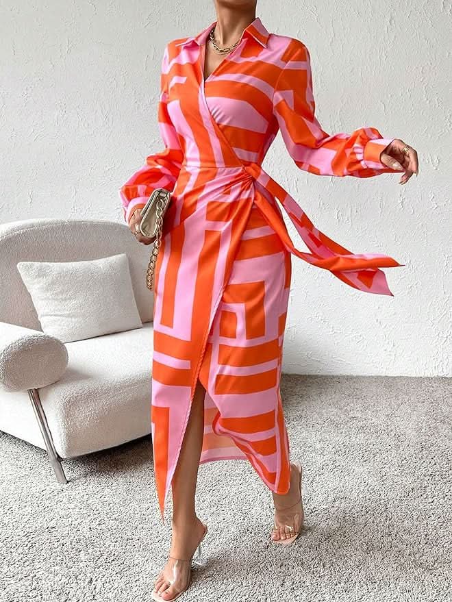 Elegante Wikkeljurk Amira