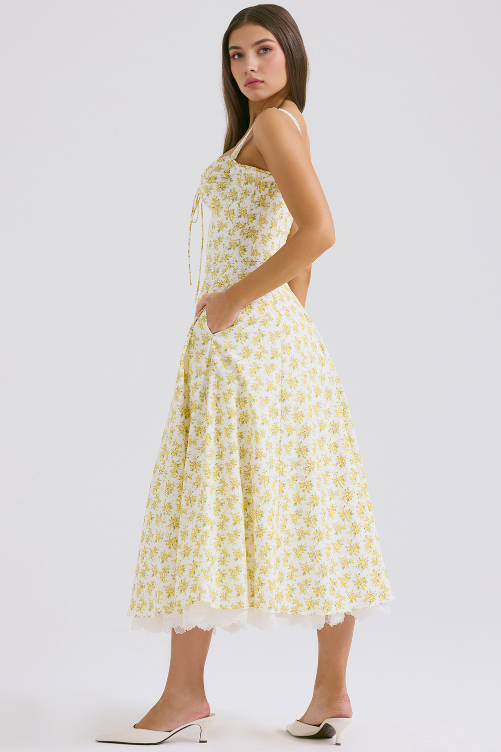 Floral Elegance Midi Dress