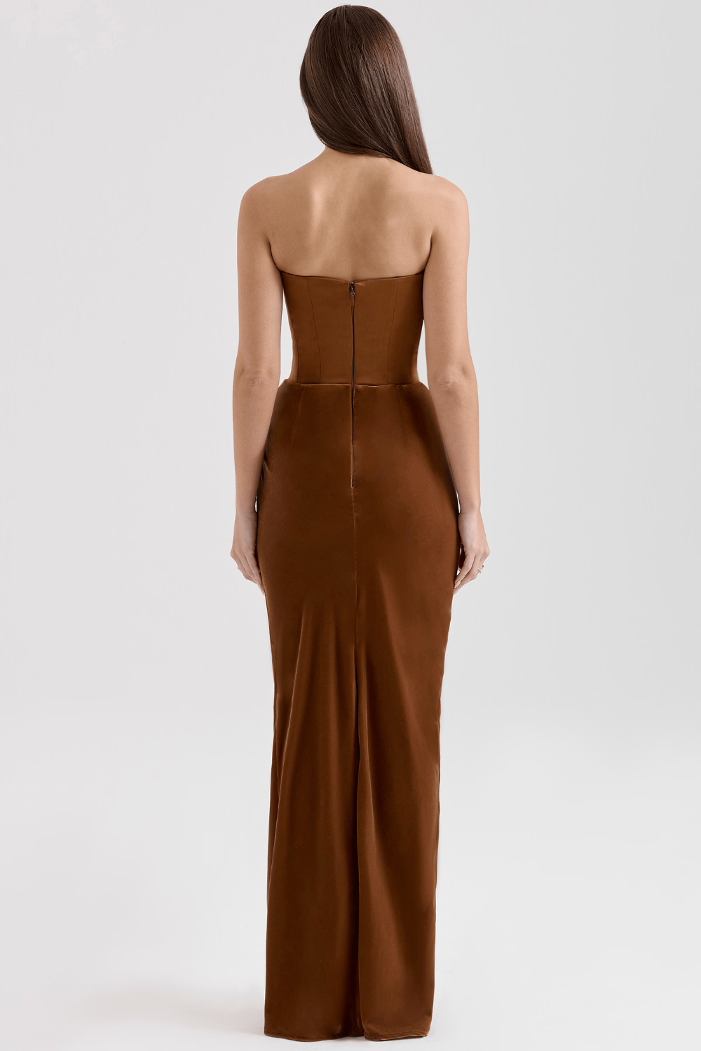 Elegante Satinjurk voor Stijlvolle Avonden