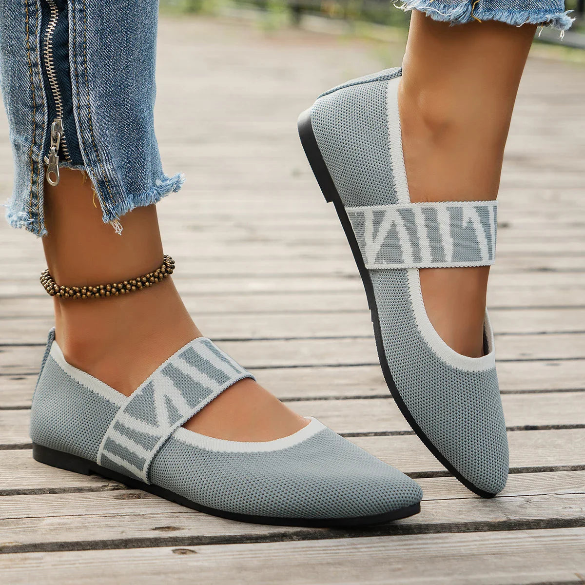 Verkoelende Mesh Ballerina's