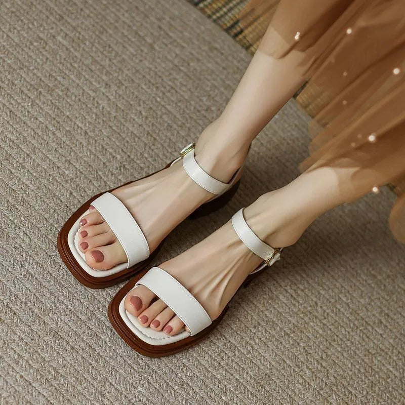 Elegante Leren Sandalen