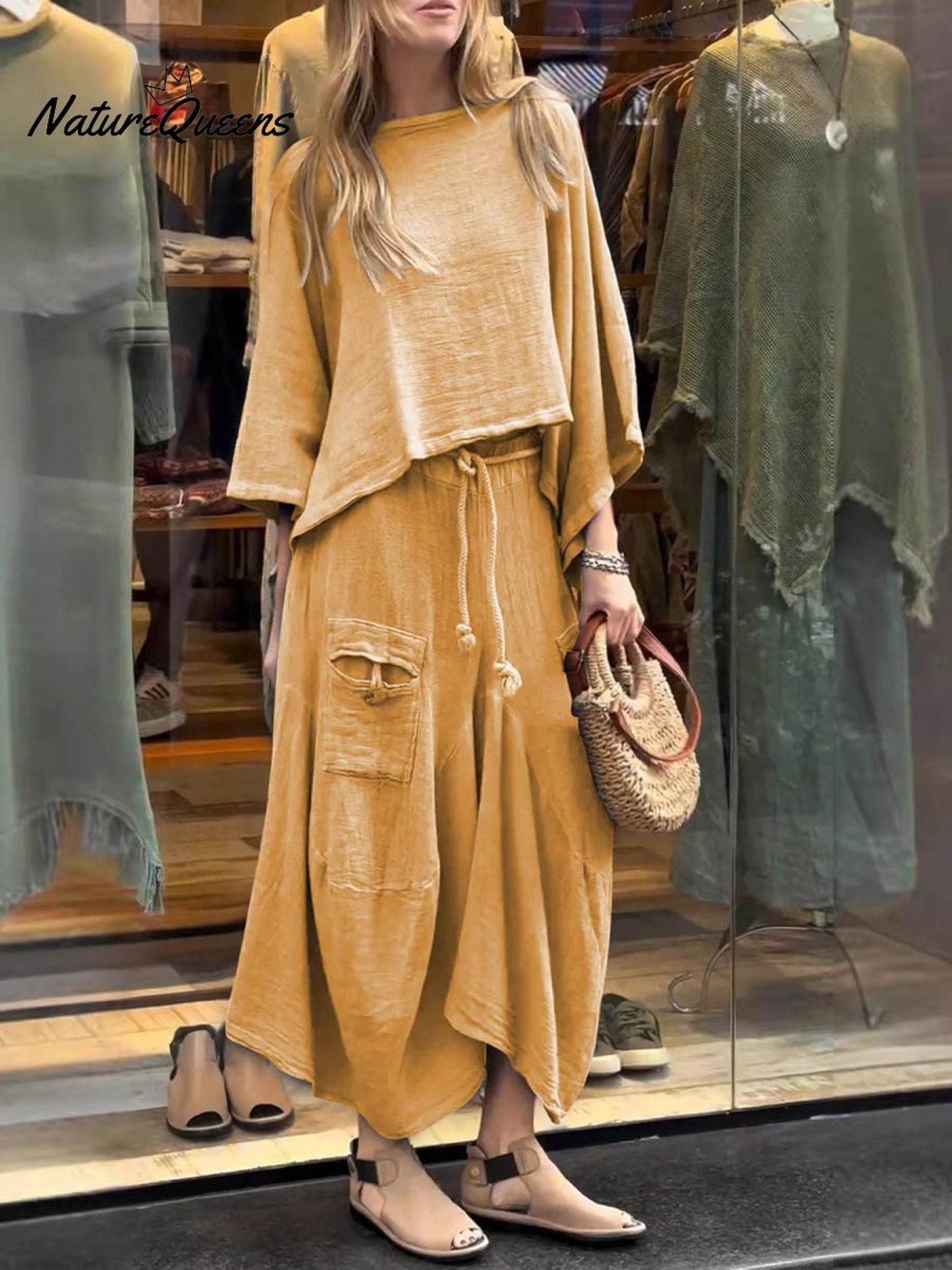 Elegante Casual-Tweedelige Jurk