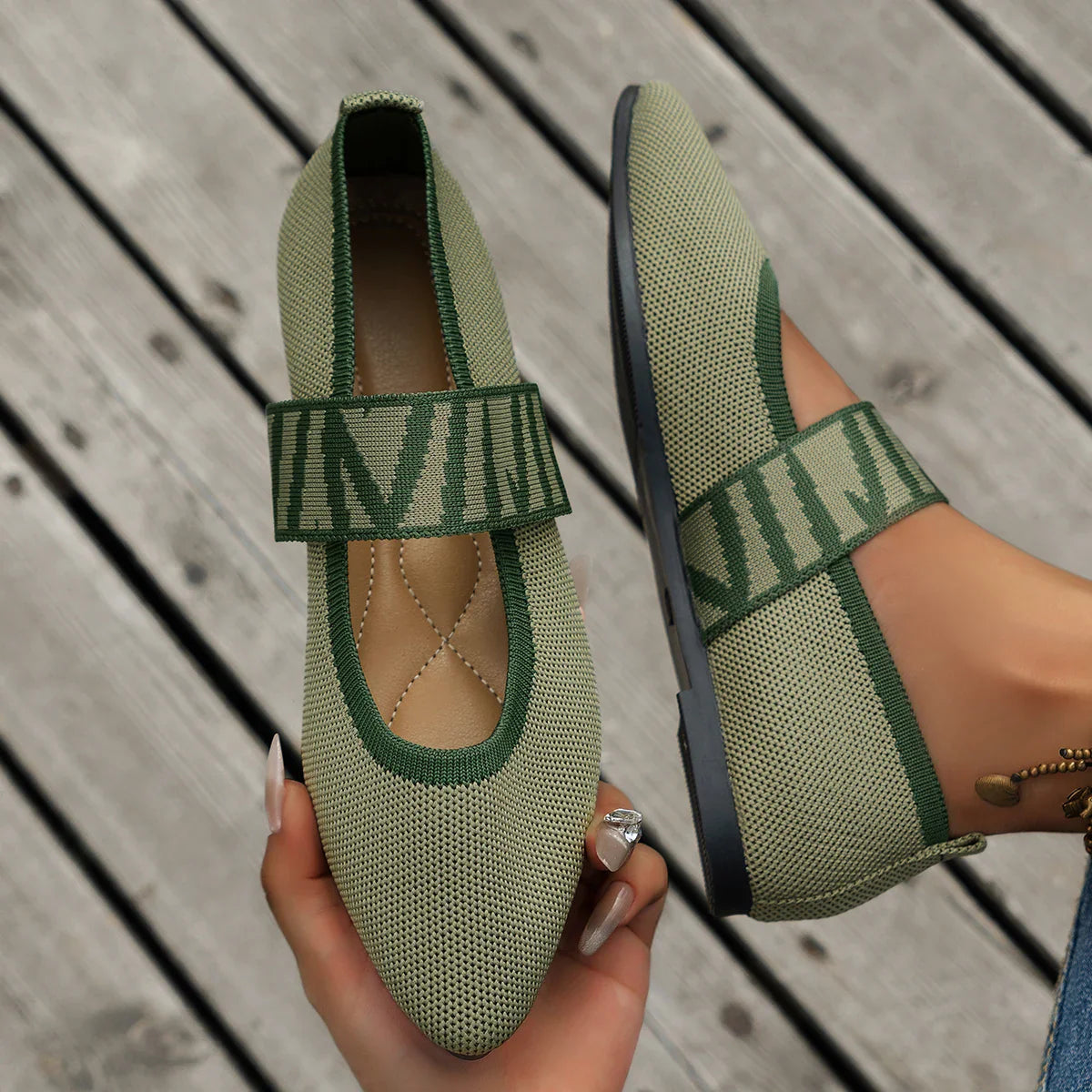 Verkoelende Mesh Ballerina's