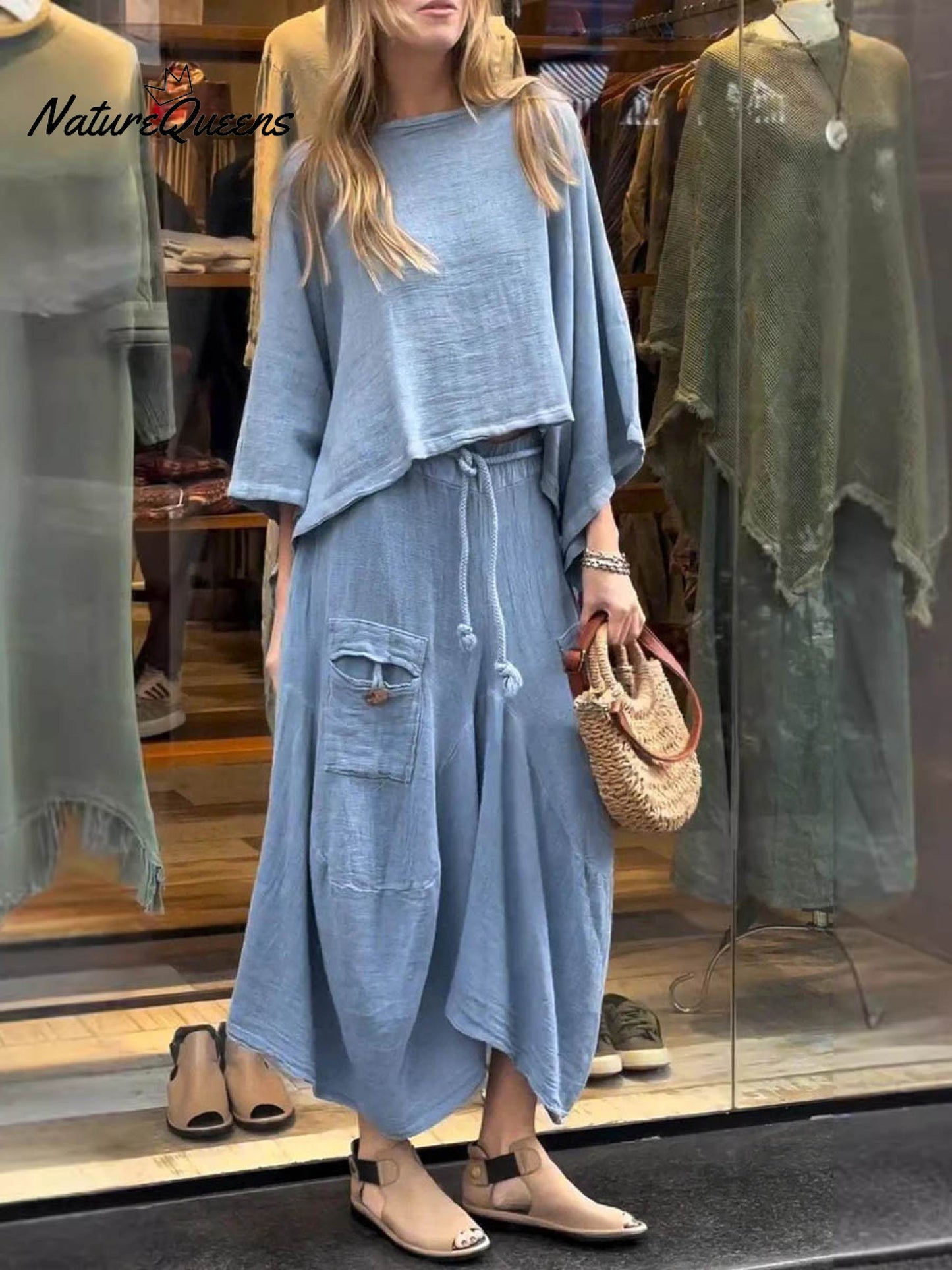 Elegante Casual-Tweedelige Jurk