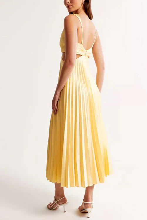 Elegant-Silhouette Sleeveless Dress