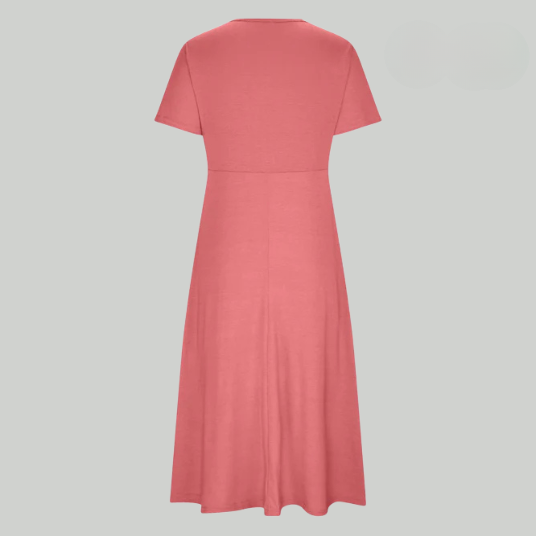 Flatterende Jurk met Buikbedekking