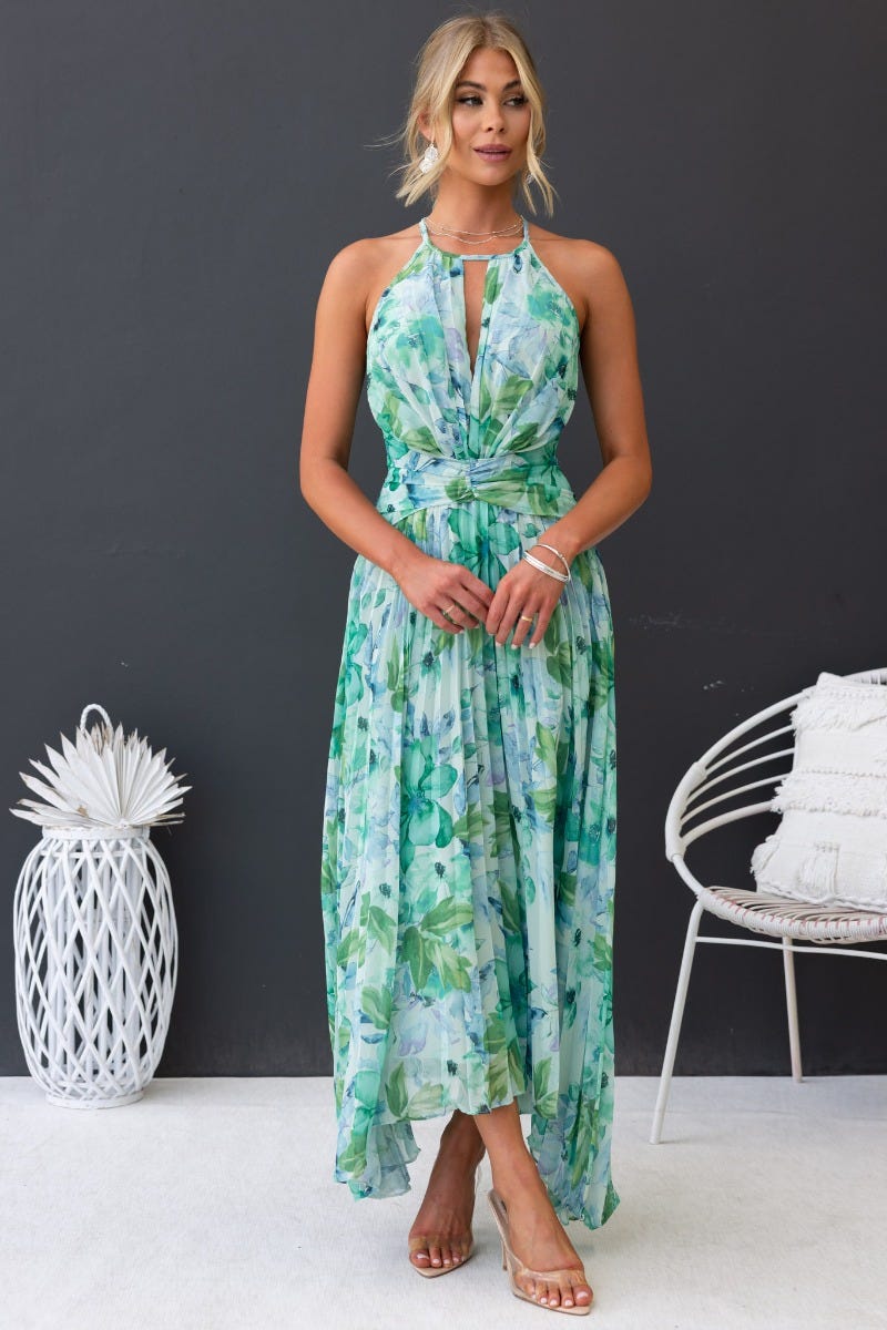 Charming Floral Midi Dress