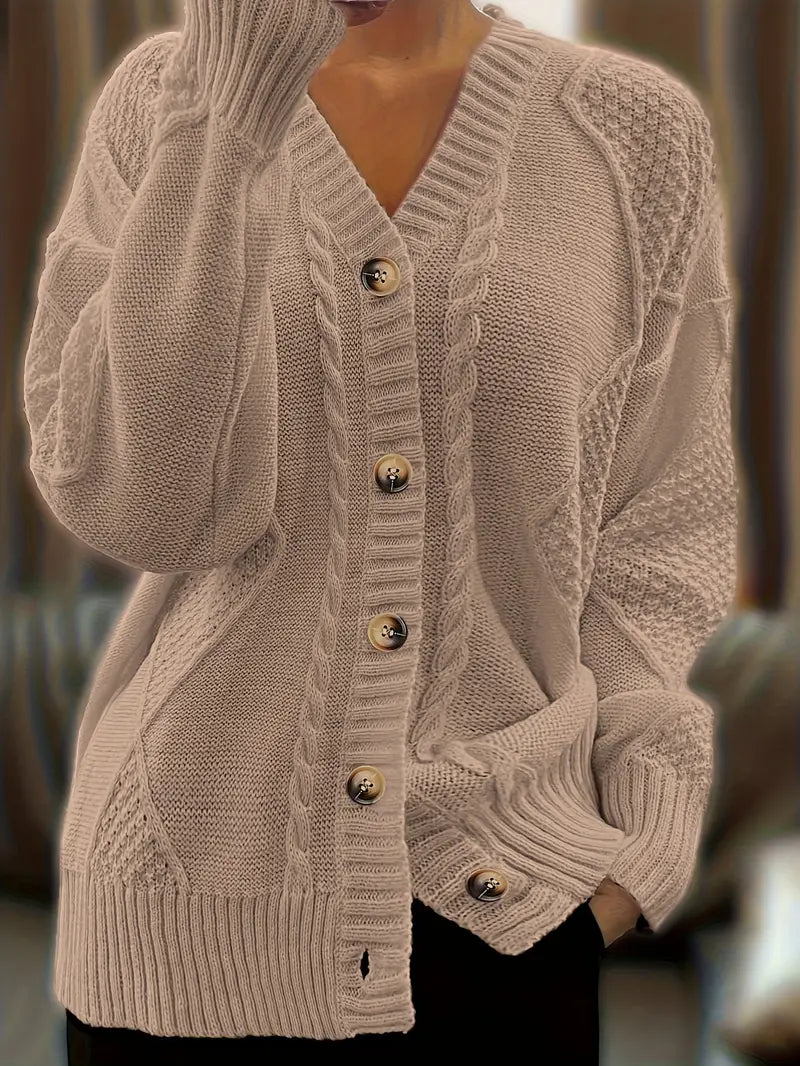 Ademend V-Hals Cardigan