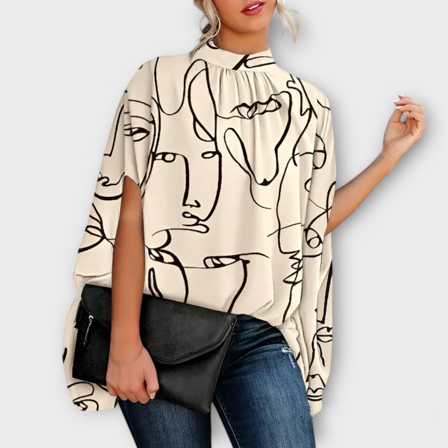 Jacqueline Luxe-Feel Evening Blouse