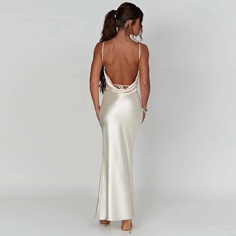 Satijnen Maxi Jurk Lily