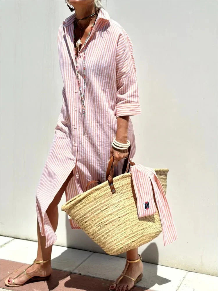 Chic Striped Summer Dress