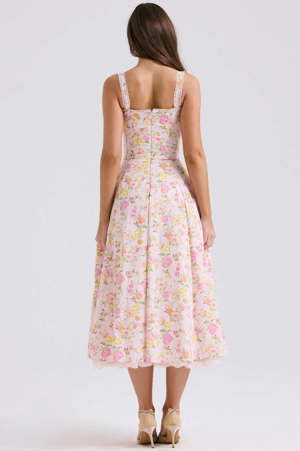 Floral Elegance Midi Dress