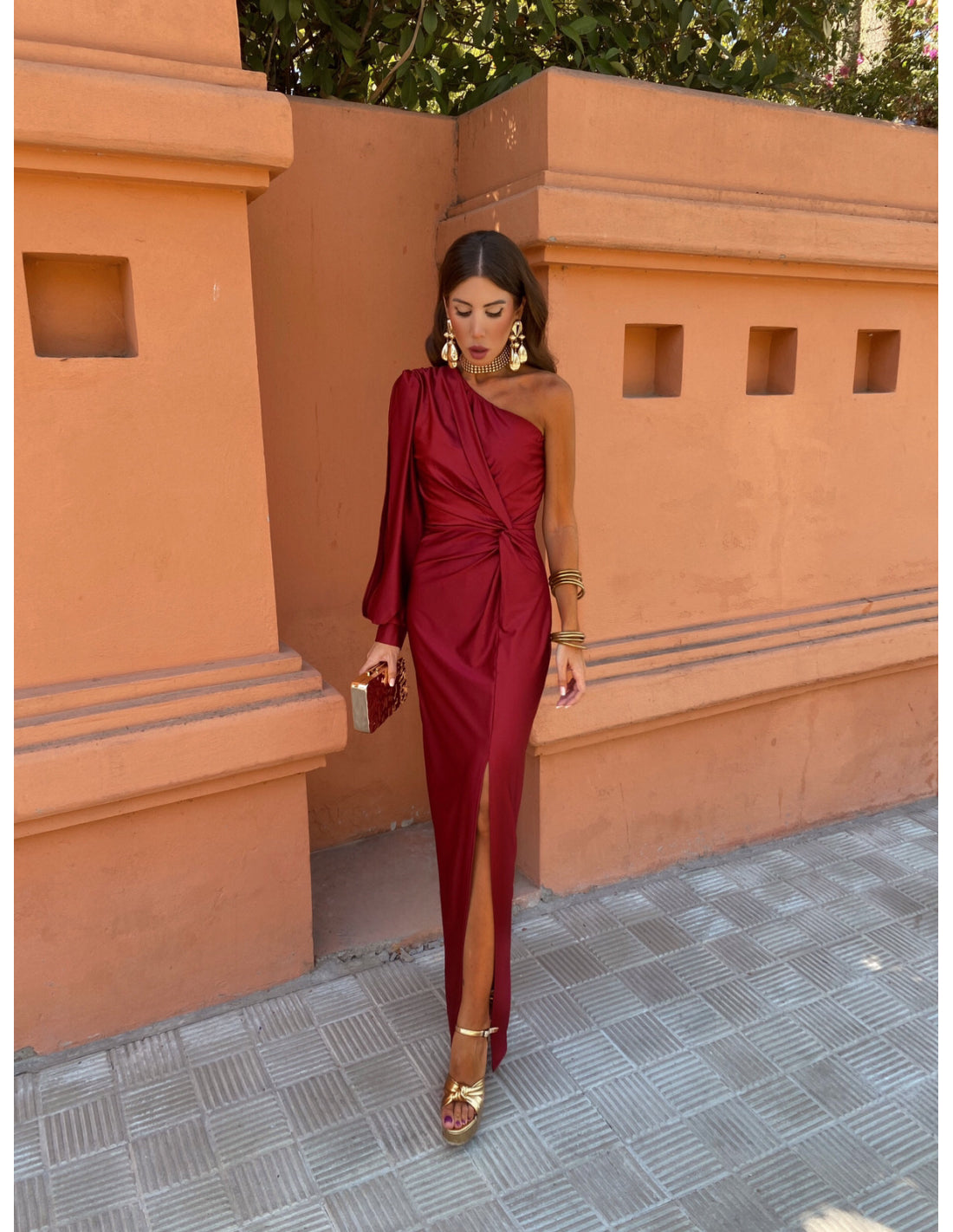 Elegant One-Shoulder Dress