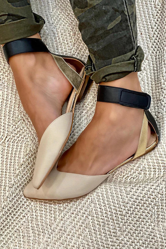 Elegante Lage Sandalen
