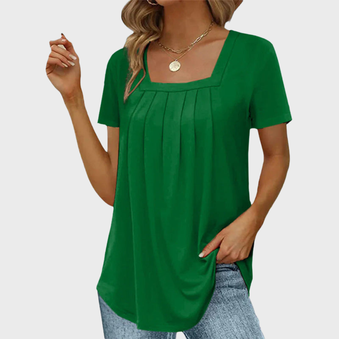 Breezy Elegance Summer Blouse