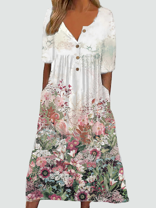 Bloemenjurk: Elegant en Comfortabel