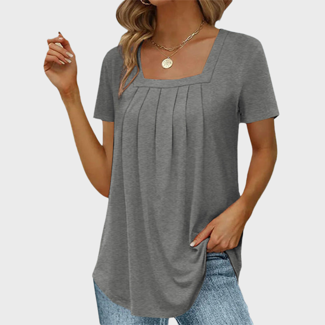 Breezy Elegance Summer Blouse