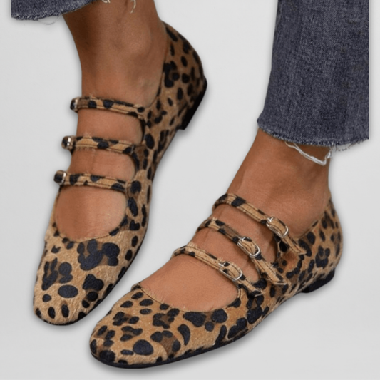 Dierenprint Riem-Ballerina's
