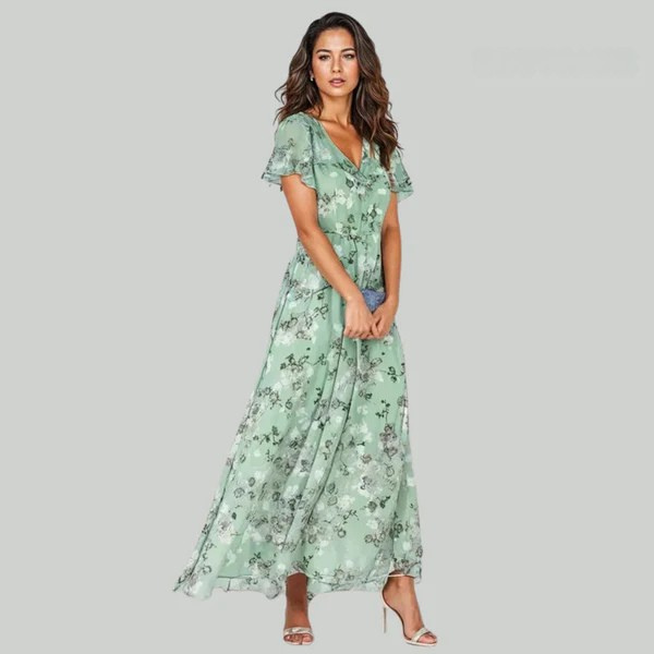 Elegante Buikverbergende Zomerjurk