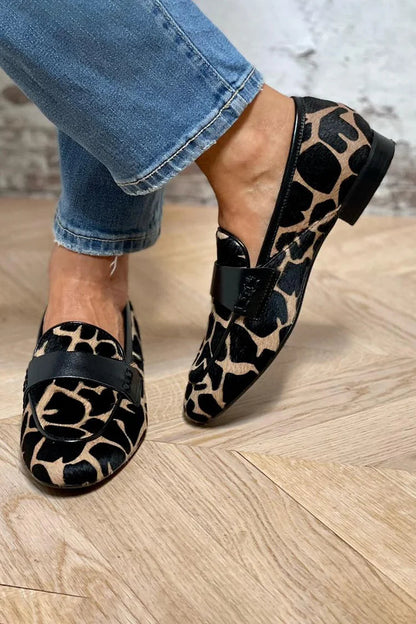 Dierenprint Stijlvolle Mocassins