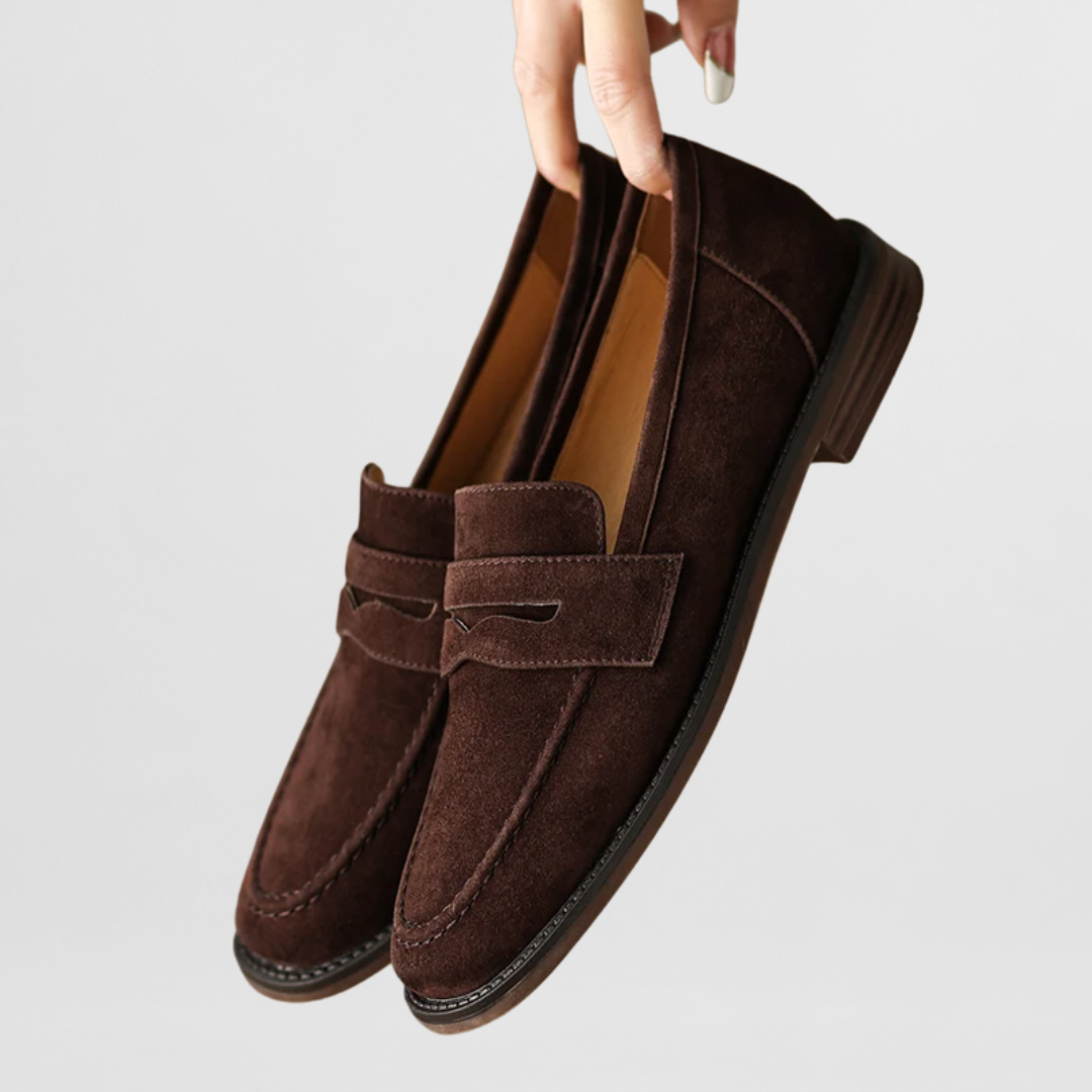 Elegante Leder Mokassins