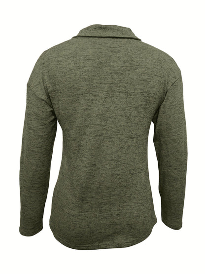 Elegant Comfort Long-Sleeve Top