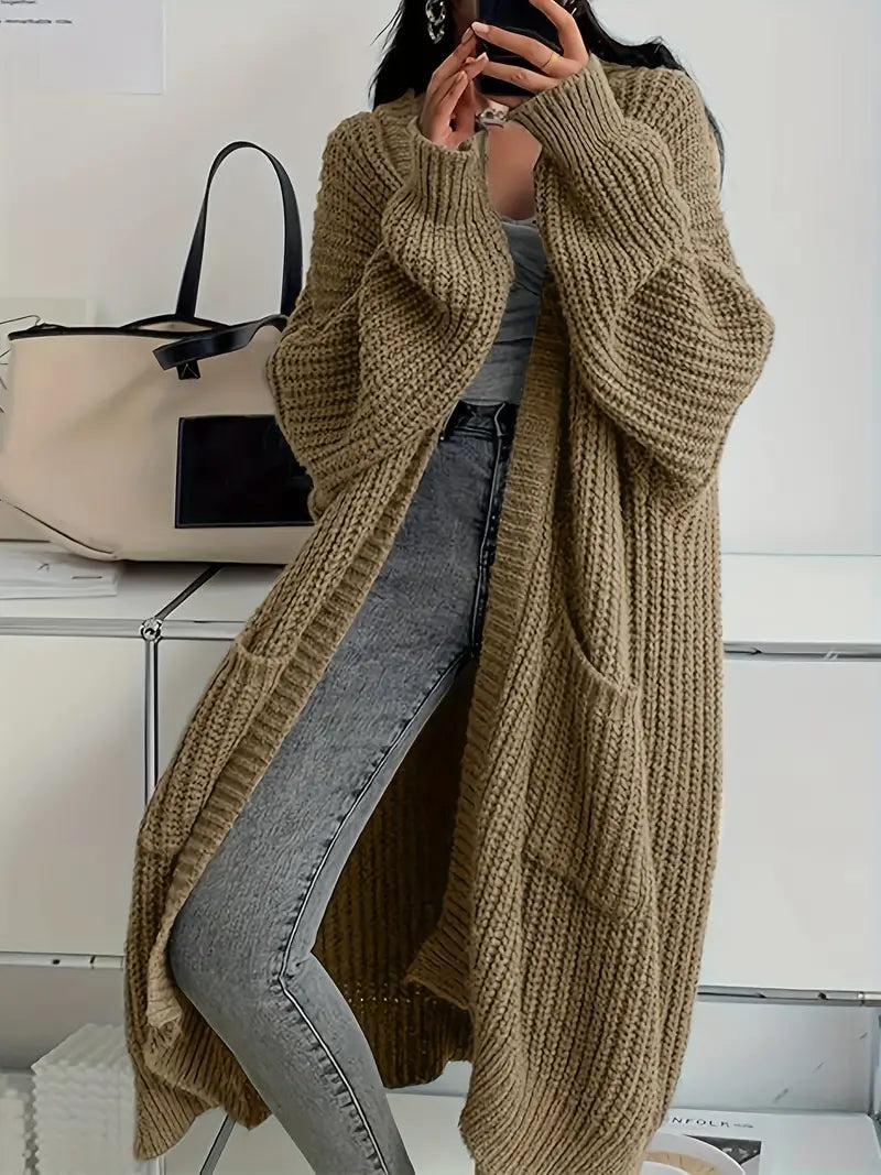 Figuur-Flatterend Lang Vest