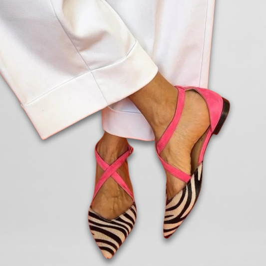 Fuchsia Zebra Ballerina's