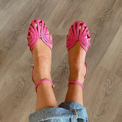 Elegante Gevlochten Sandalen