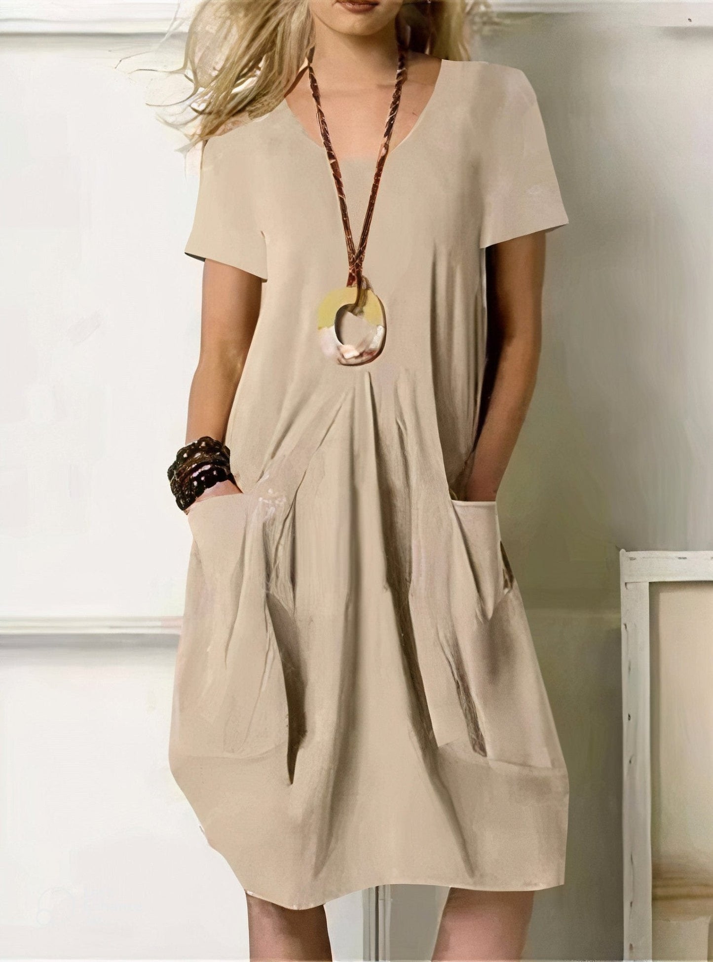 Luchtige Elegante Flow Jurk