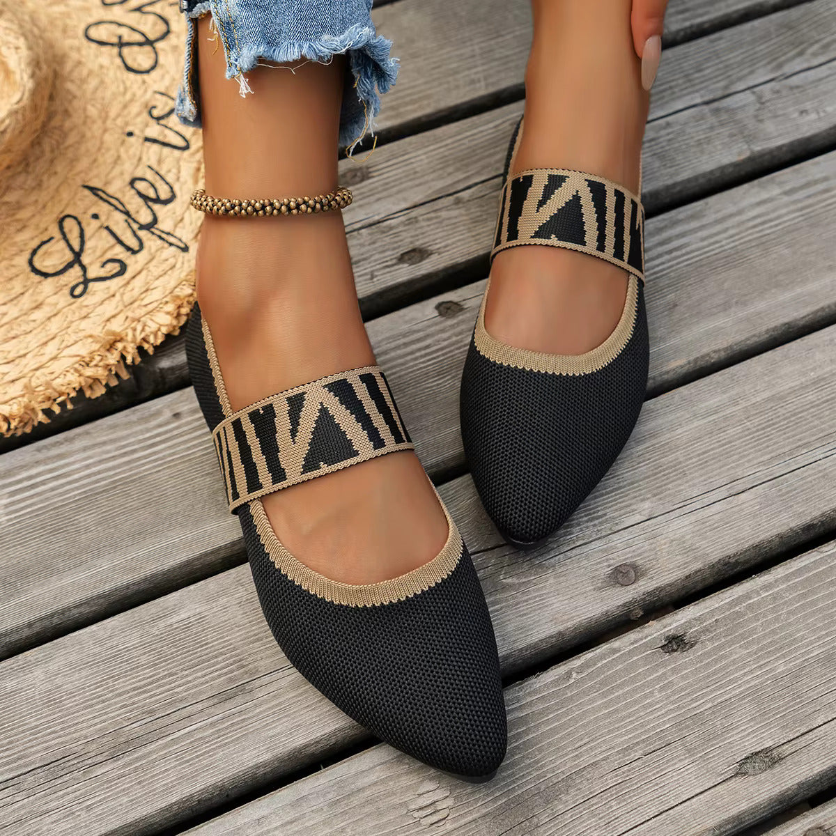 Verkoelende Mesh Ballerina's