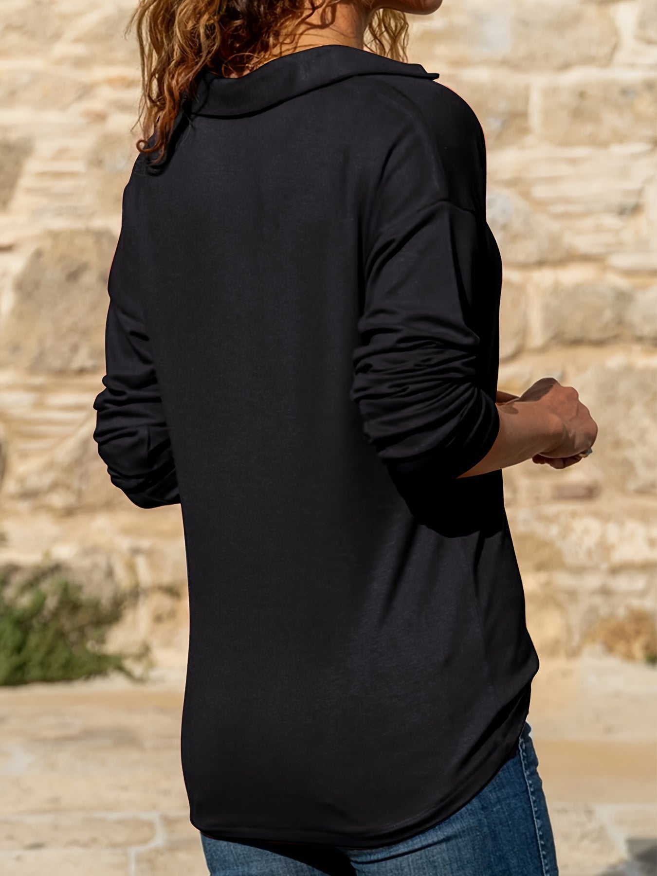 Elegant Comfort Long-Sleeve Top