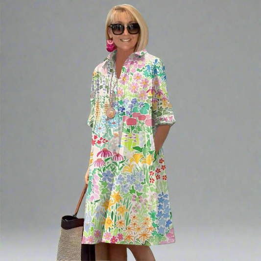 Luxe Floral Summer Jurk