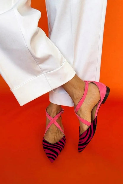 Zebra-Fem Ballerina Schoenen