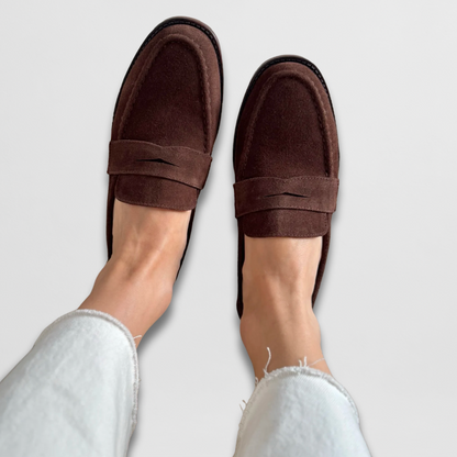 Elegante Leder Mokassins