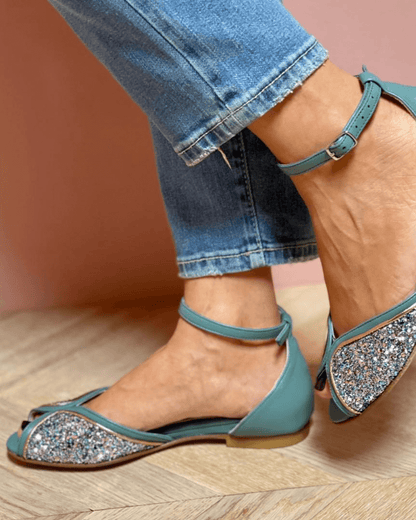 Glitterzandalen