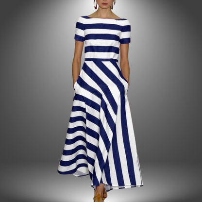 Elegantie in Strepen: Comfortjurkje