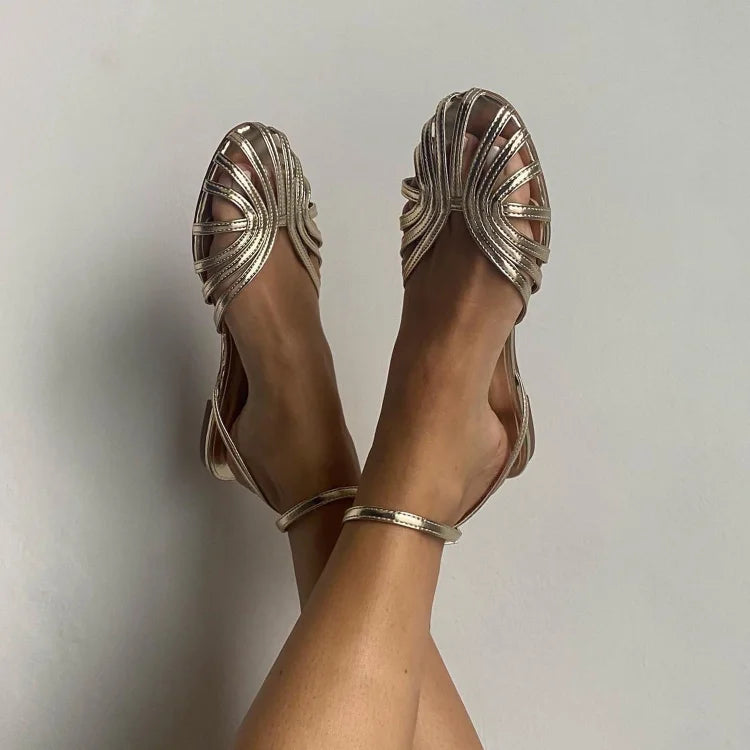Elegante Gevlochten Sandalen