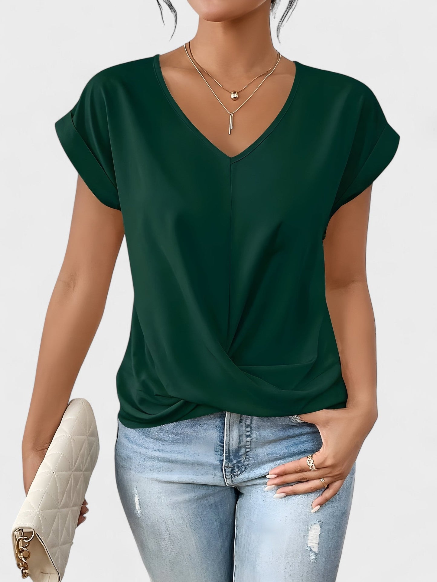 Vrouwelijk Twist-Front Top