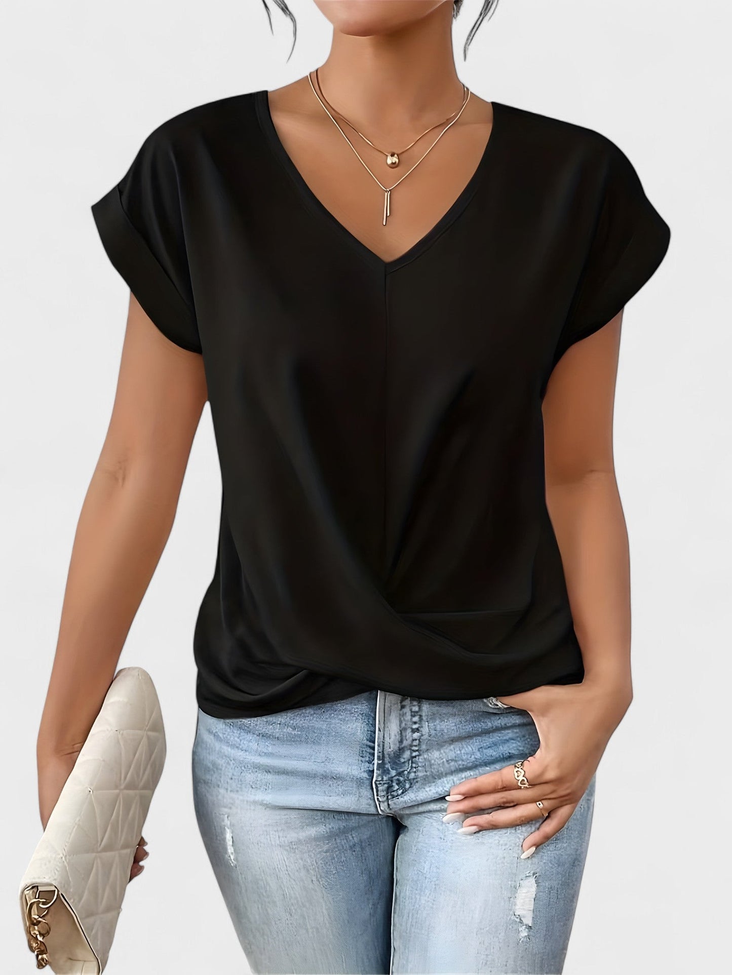 Vrouwelijk Twist-Front Top
