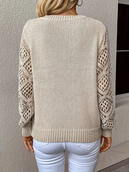 Lange V-Hals Trui Warmte-Plus