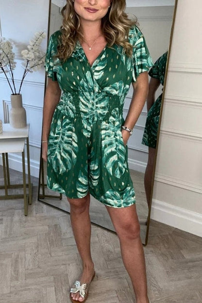 Florena Comfy-Floral Jumpsuit