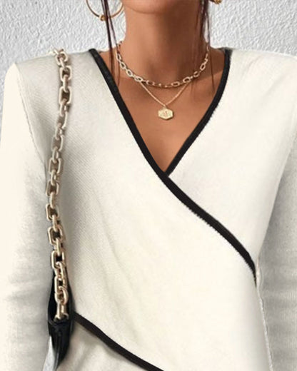 Elegant Wrap Sweater