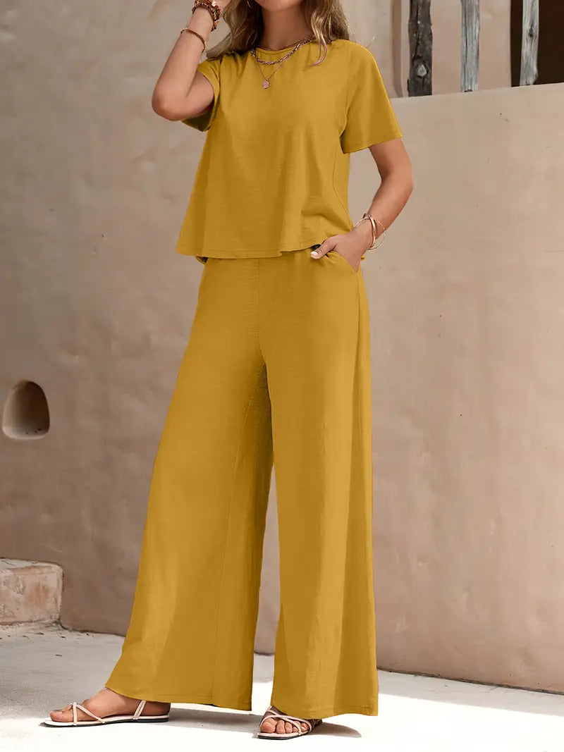 Comfort-Stretch Sweater-Set