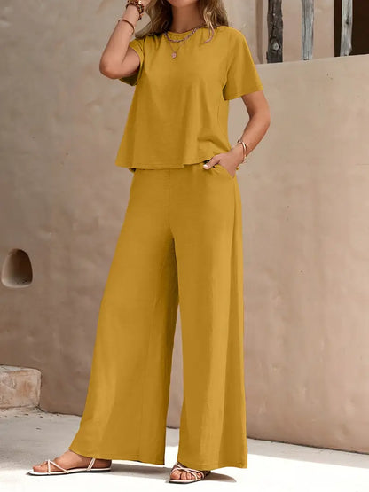 Comfort-Stretch Sweater-Set