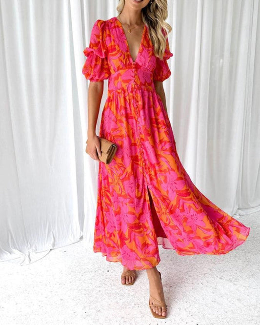 Roze Elegantie Jurk