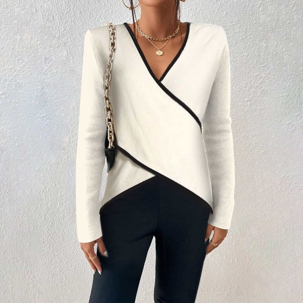 Elegant Wrap Sweater